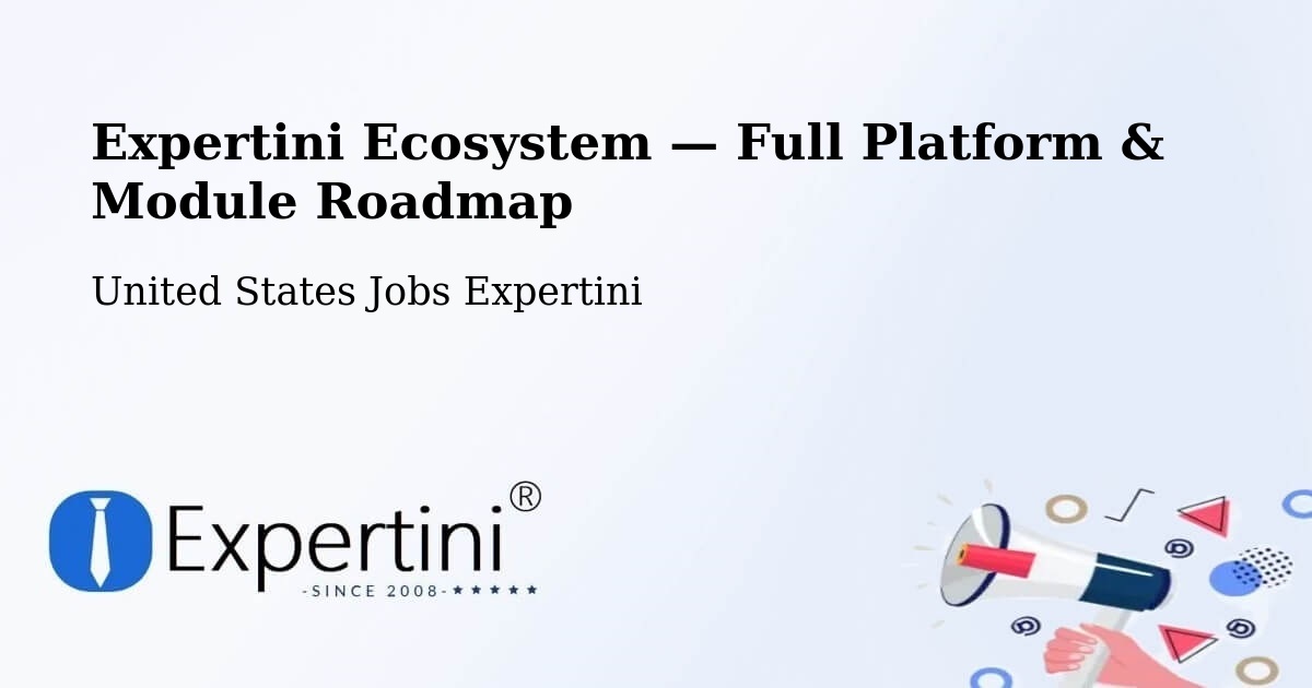 Expertini Ecosystem — Full Platform & Module Roadmap – Hoboken